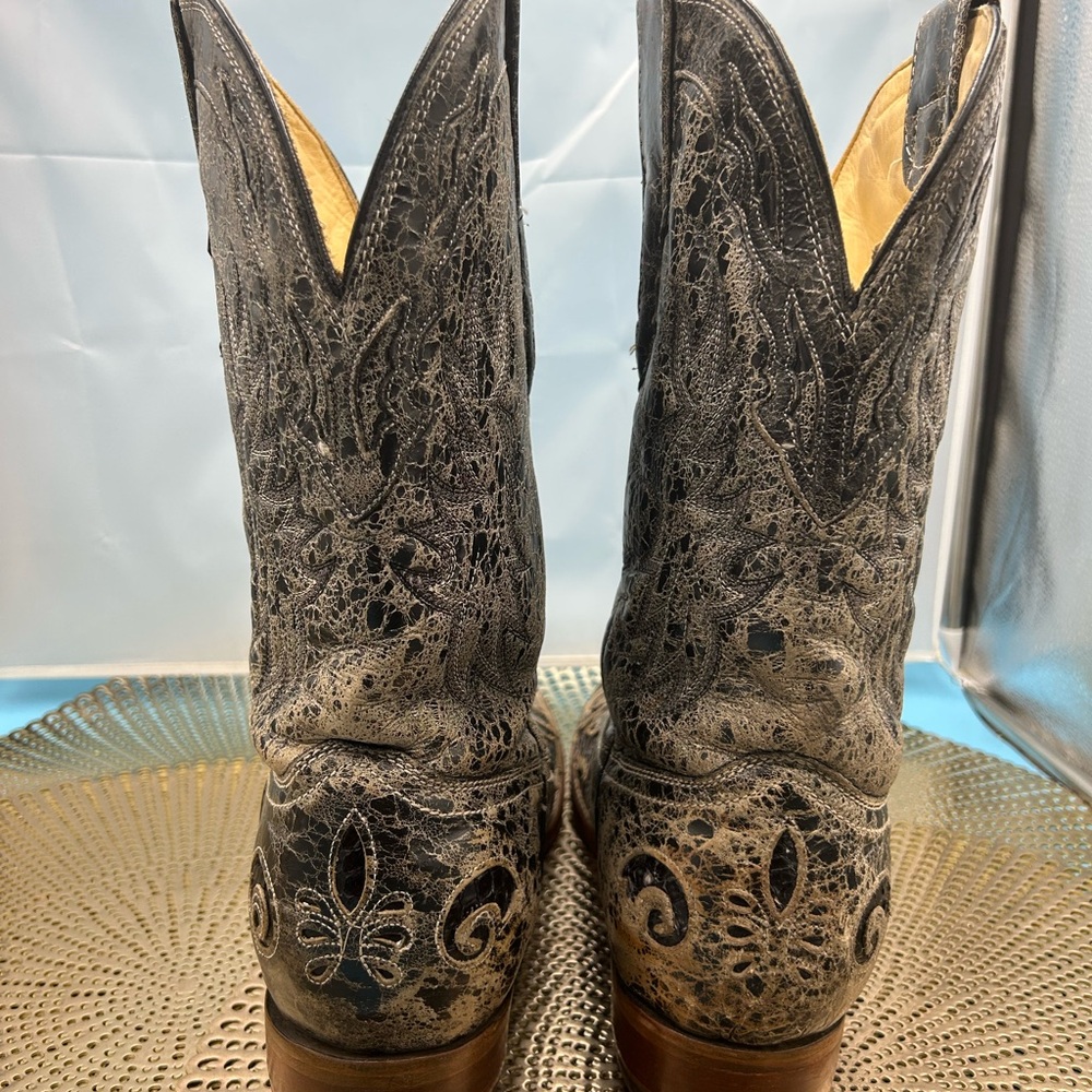 Corral men 12 exotic inlay cowboy boots - Picture 5 of 12